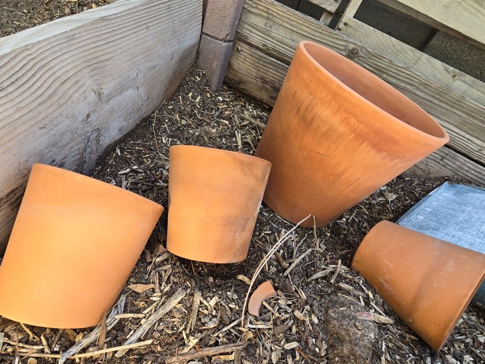 Plant Pots- Various Sizes/ Materials