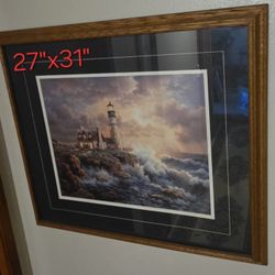 Thomas Kinkade Framed Painting 