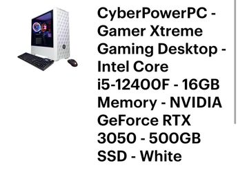 WHOLE GAMING SETUP (PC, 2 Monitors, Keyboard & Mouse, Mic