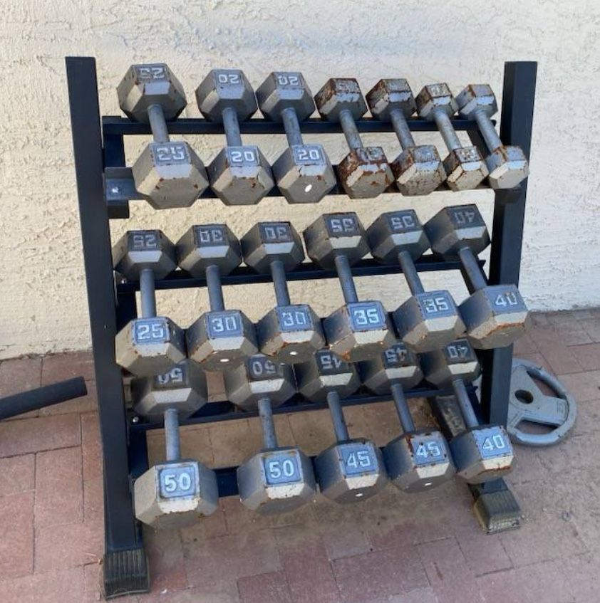 10-50lb Dumbbell Set