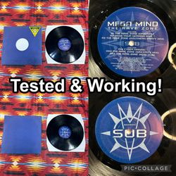 Mega Mind The Rave Zone Bamboo Sub 12” Black Vinyl