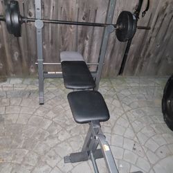 bench press n weights