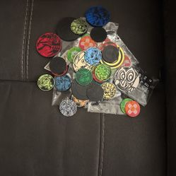 Pokemon markers and coins