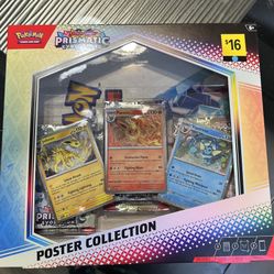 Pokemon Prismatic Evolutions Poster Collection 