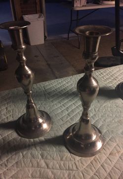Chrome Candle Holder