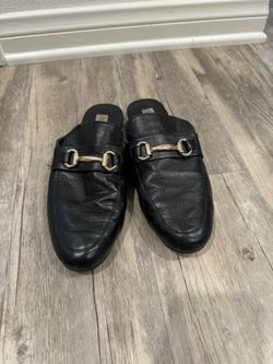 Steve Madden Black Mules