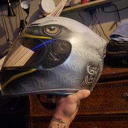 Custom airbrushed helmet