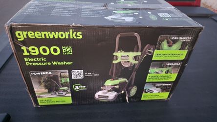 Greenworks 1900psi pressure washer