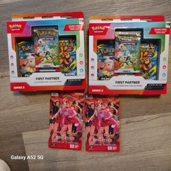 Pokemon first partner series 2 & one piece eb03