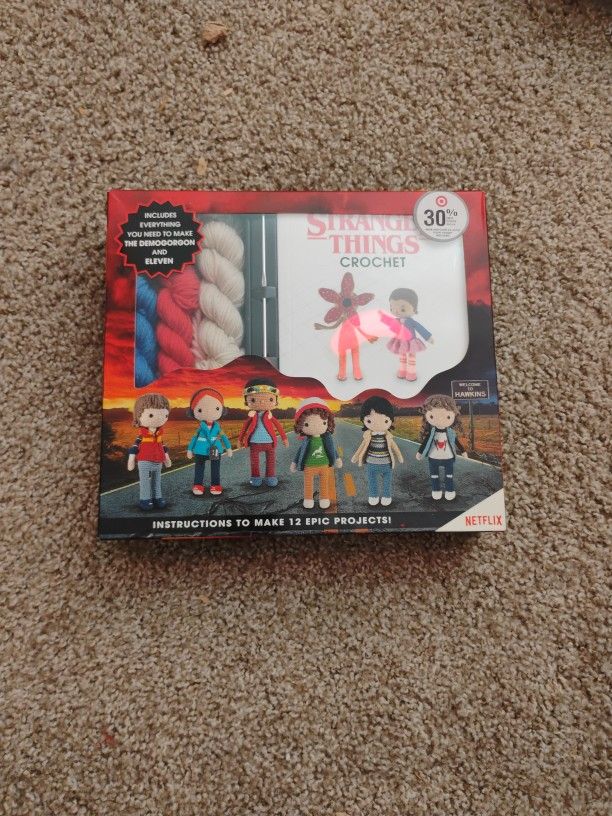 stranger things crochet set