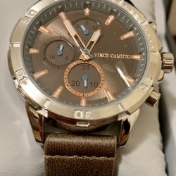 Brand Brand New Vince Camuto Men's Leather Strap watch