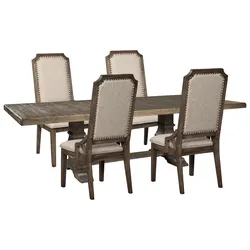 Wyndahl Dining Table and 4 Chairs Deluxe Quality