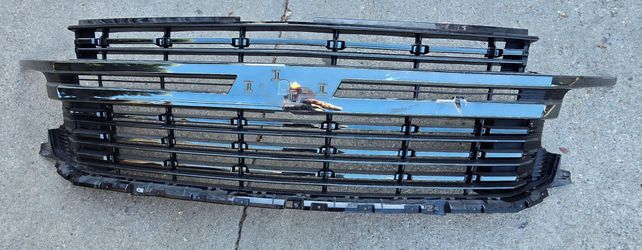 2021 2022 2023 2024 CHEVY TAHOE FRONT BUMPER GRILLE GRILL CHROME