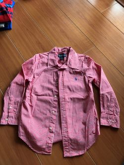 Boys Ralph Lauren long sleeve shirt
