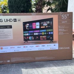 55ua77 55” Lg smart 4k led Uhd tv 