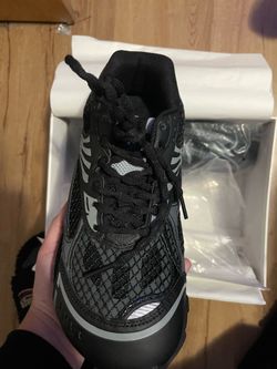 Black and Silver Chunky Sneaker