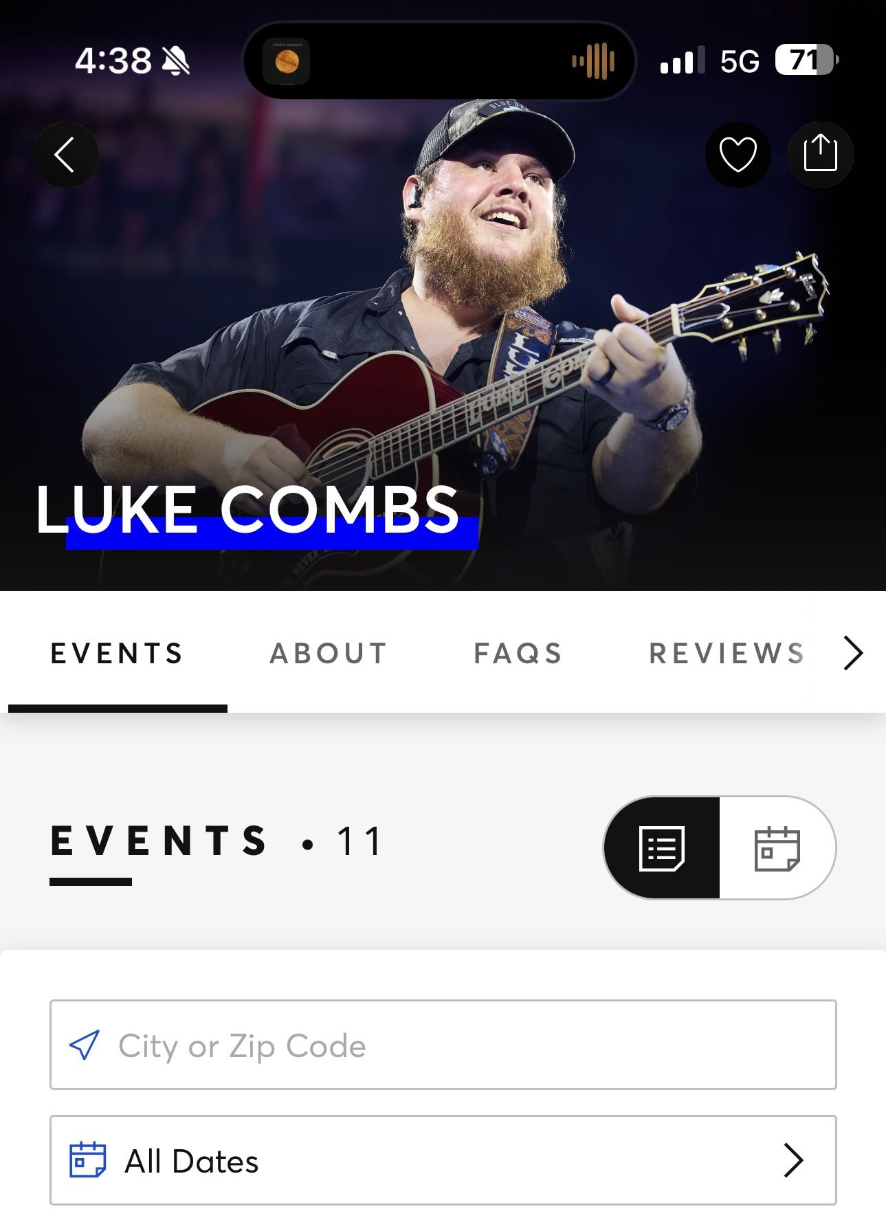 Luke Combs Concert