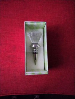 Crystal Diamond Wine Bottle Stopper