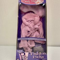 Purple Bratz Petz Fashion Pack 10" Petz Sleep N Style Robe Slippers Mask Purse N