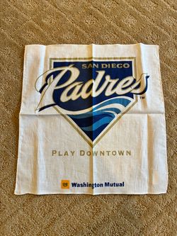 San Diego Padres "Play Downtown" Washington Mutual Commemorative Towel (Circa 2004)