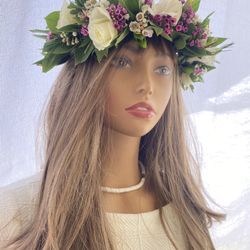$55 Fresh Flower Crown 
