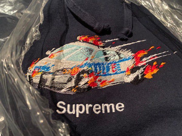 Supreme Cop Car Hoodie | Large. Or trade for Samsung phone