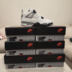 Jordan 4- White Cement 