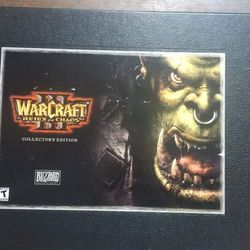 Warcraft 3 reign of chaos box set complete like new Video Games