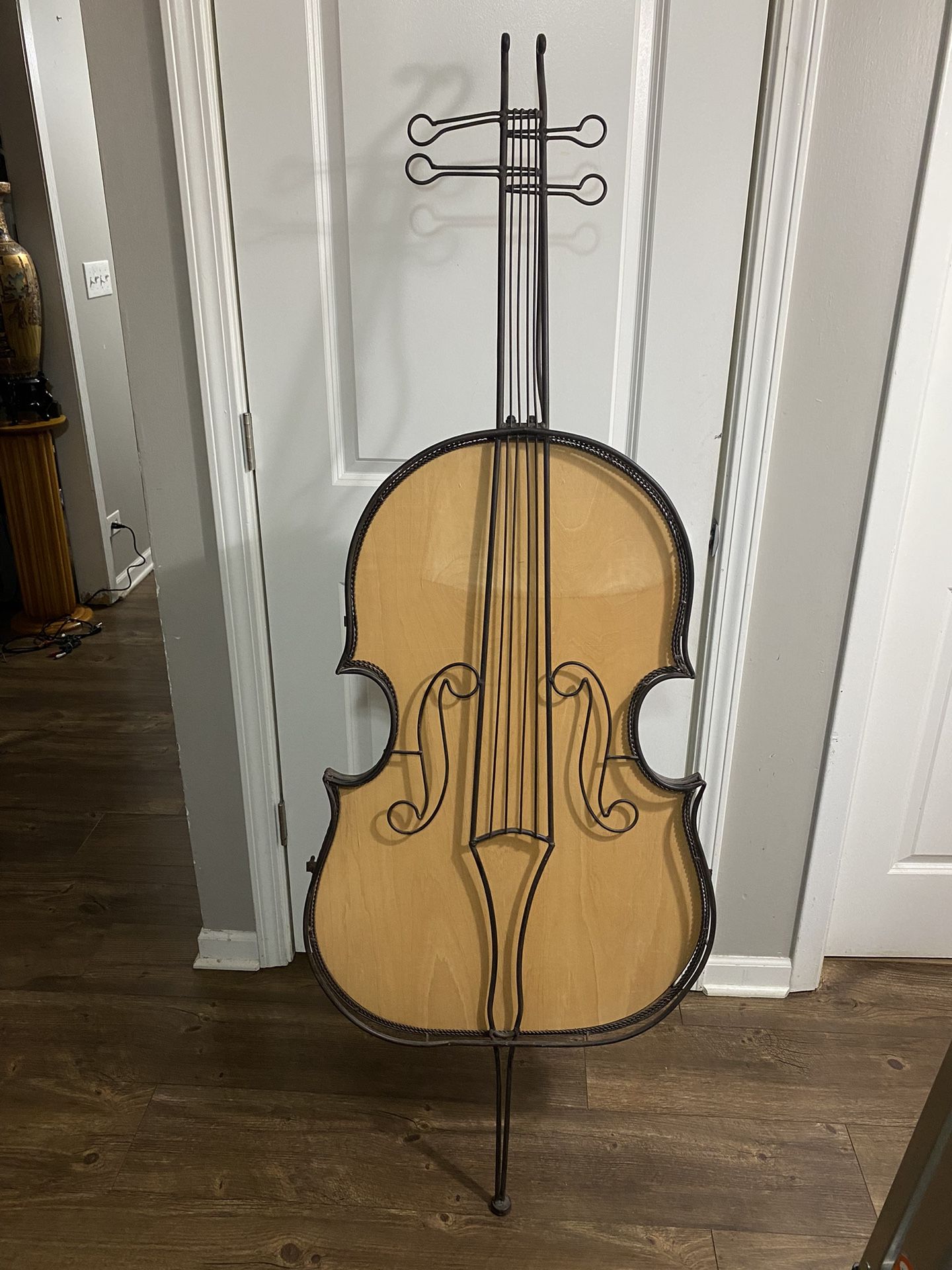 Metal Violin Height 67 inches width 24 inches
