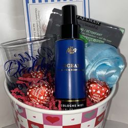 Mens Valentines Day Basket 