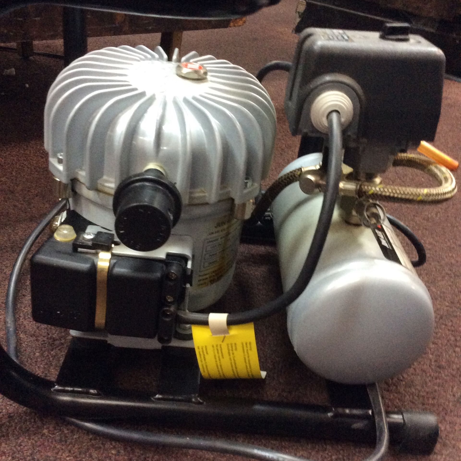 Jun Air Model 3-1.5 Small Air Compressor, Ultra Quiet for Sale in
