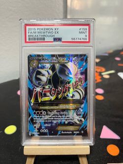 PSA 9 M Mewtwo EX Full Art 159/162 XY Breakthrough
