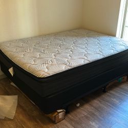 Mattress, Box Spring And Bed Frame. Make Offer