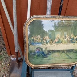 Vintage The Lord Supper Picture 