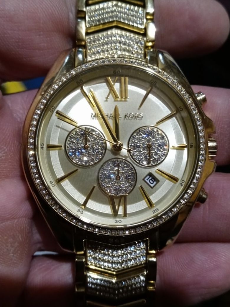 Mens Gold Michael Kors Watch