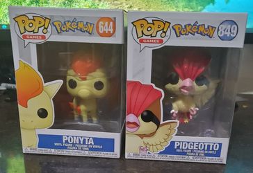 Pokemon Pidgeotto 849 And Ponyta 644 Funko Pop! Bundle Lot