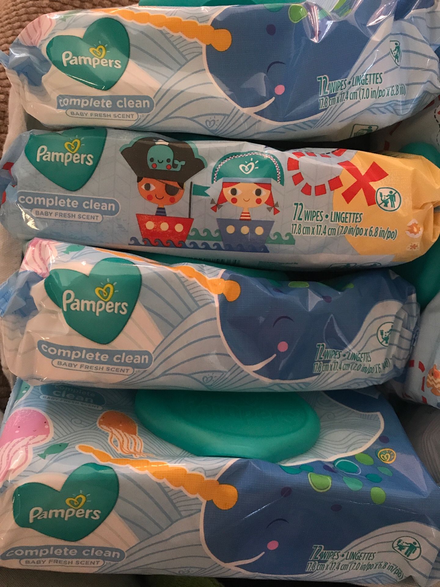 Pampers Wipes Baby Fresh Scent - 72 count