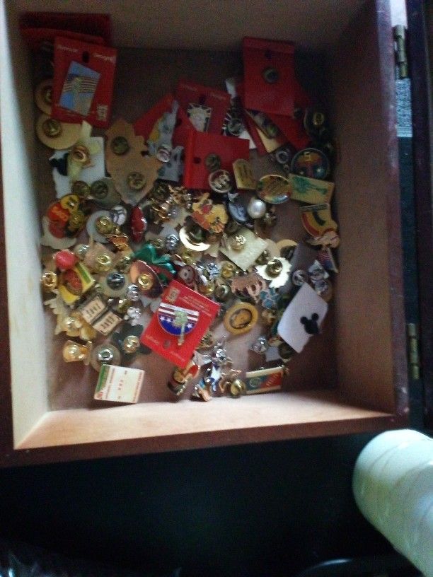 About 175 Lapel Pins