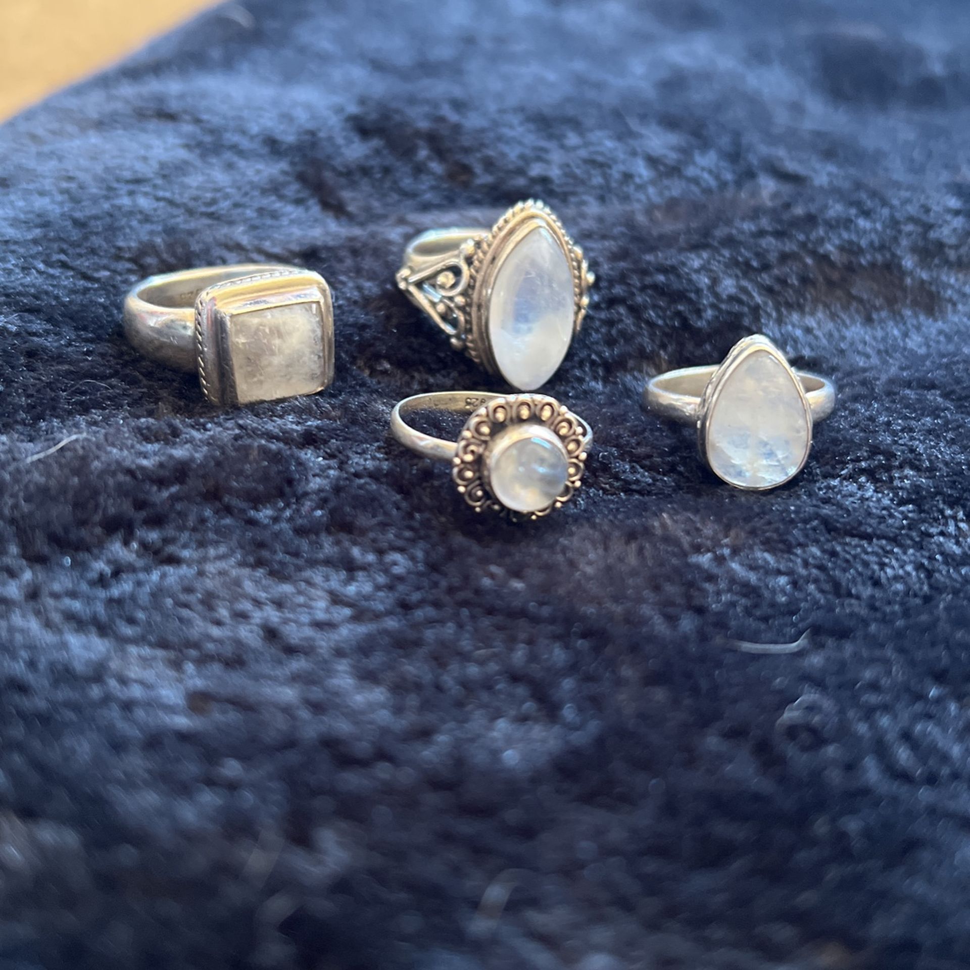 Moonstone Rings