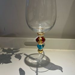 Hand blown Wine Glass 