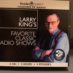 Cd Set. Larry Kings Favorite Classic Radio Shows