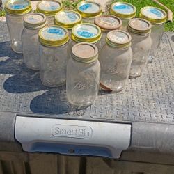 Ball Masonry Jars, Wide Mouth From 80s. 32oz. Some R Different Style 