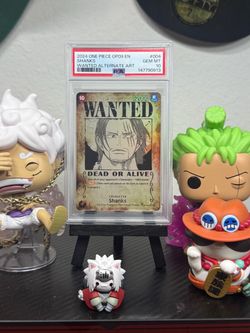 One piece Tcg wanted shanks PSA 10