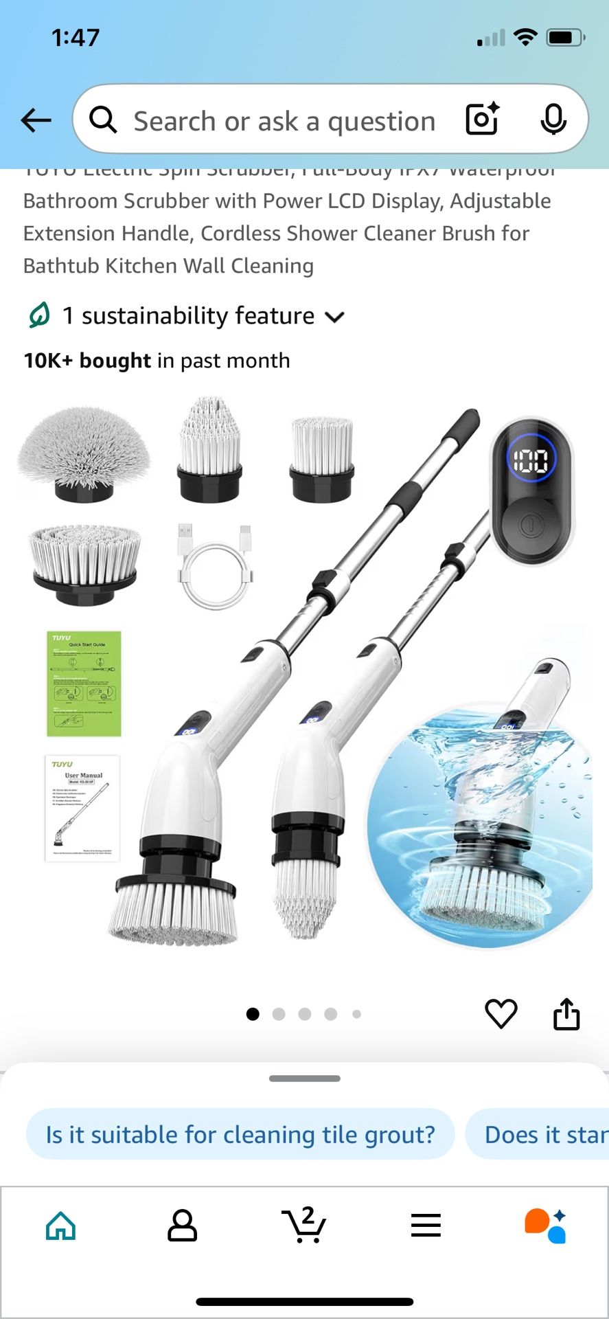 Electric Spin Scrubber