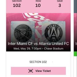 Atlanta United FC At Inter Miami CF Tickets 