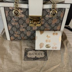Authentic Gucci Padlock bag & Matching Wallet