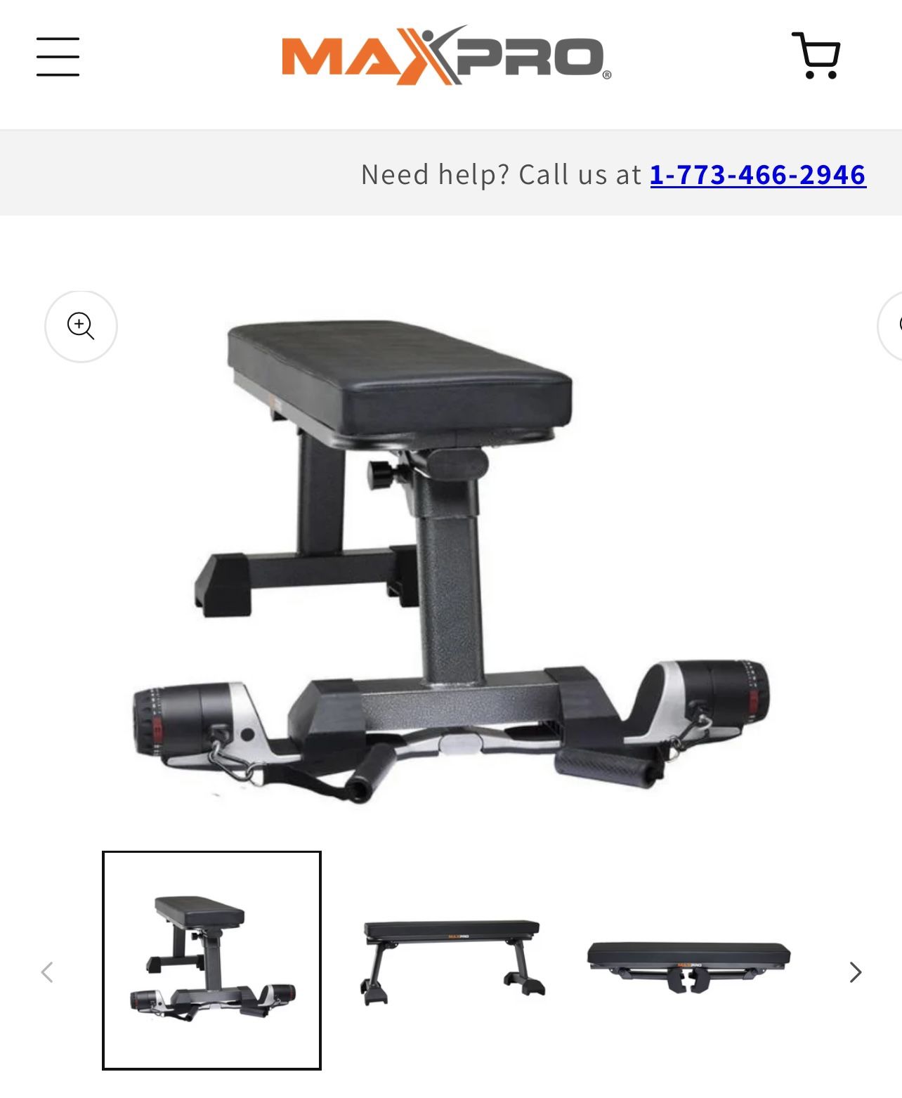 MAXPRO Fitness Foldable Bench