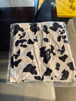 Woodys cow print vest one size