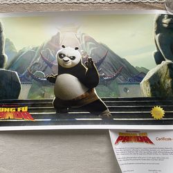 Kung Fu Panda Limited Lithograph & Certificate of Authenticity 2337/3150