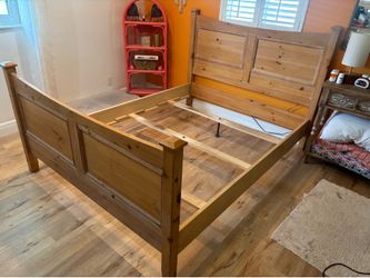 Pine Dresser and Queen Bed Frame